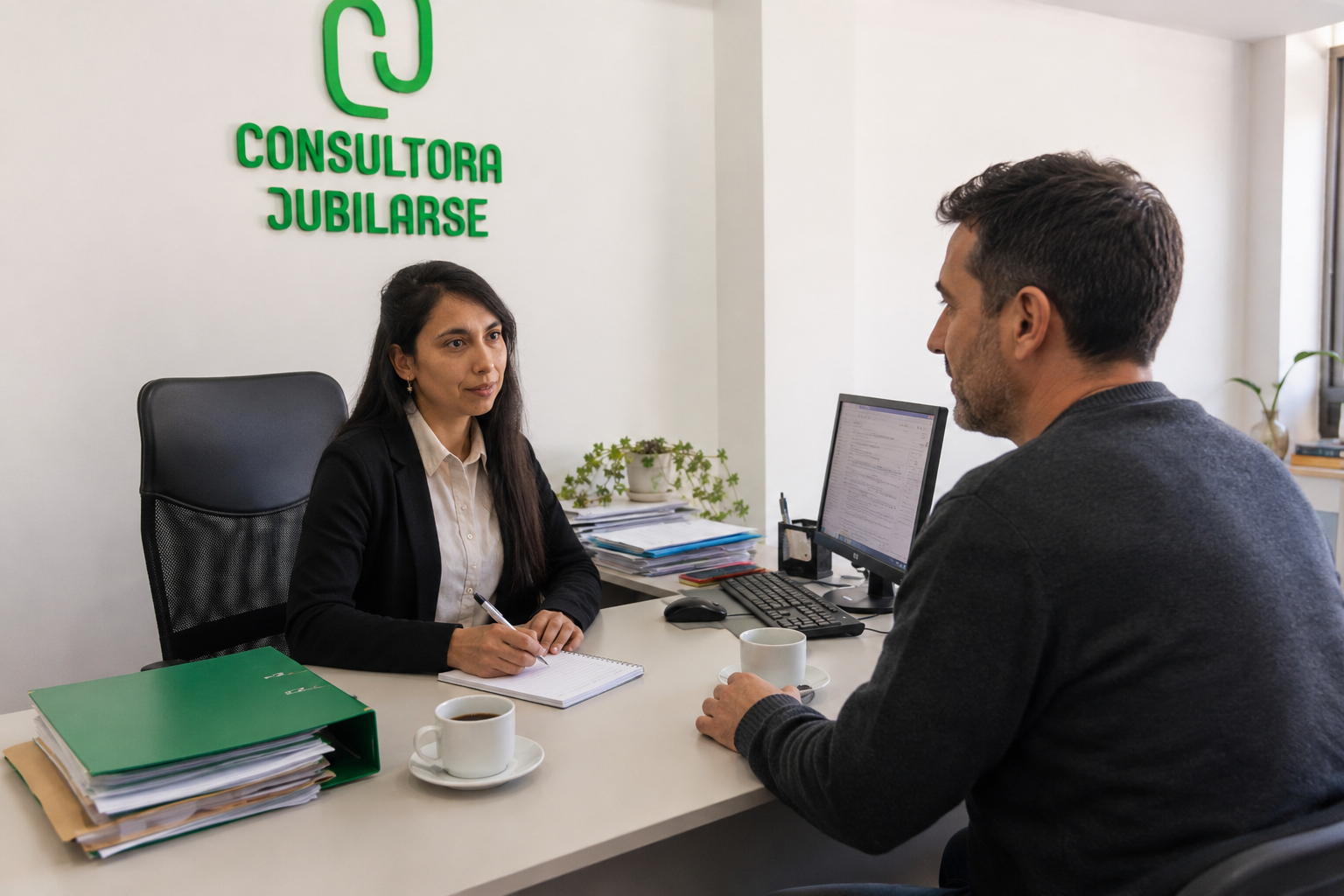 Nos contás tu caso - Alicia asesorando a un jubilado